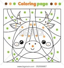 This is a growing collection of free printables for preschoolers designed for ages approximately 3 4 years old. Cow Coloring Page Vector Photo Free Trial Bigstock