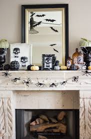 Whether you're planning on having a big halloween party or just a quiet evening at home watching scary movies — the fireplace mantel is here are some excellent ideas that show you how to do it. Martha Stewart Halloween Mantel Ideas Design Improvised
