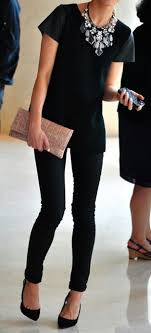 Casual Christmas Party Outfits Casual Office Attire Fashion Black Outfit