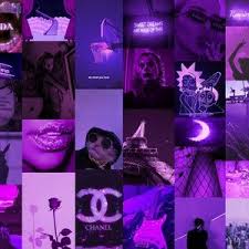 Please contact us if you want to publish an aesthetic collage. Electric 50pcs Purple Collage Kit Printable Purple Wall Collage Kit 50pcs Collage Kit Wall Collage Purple Aesthetic Aesthetic Collage