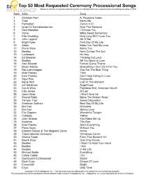 Check out these most popular wedding recessional songs. Ceremony Processional Traydmarc Weddings 2020