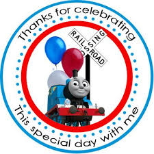 Birthday Thomas The Train Images Thomas The Train Personalized Stickers Train Birthday Invitations Thomas Train Birthday Thomas Birthday Parties