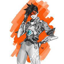 Holding Pulse bomb until Overwatch 2 :) || Tracer Fanart (by me) : r/ Overwatch