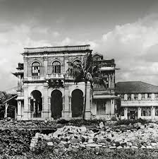 Tarala', built Late 18th Century, Mazagaon, Bombay (Mumbai). This grand mansion was built by the Parsi Wadia family in the late 18th Century. In the early 19th century it was the home