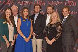 PriorityOne Bank employees, Katie Sanders, Joe Allbritton, Meaghan Ahlberg,  Brandon Nicholson, Sam Fant, Tonya Leach, and Rob Oates enjoyed Rankin's  Best of the Best Red Carpet Event