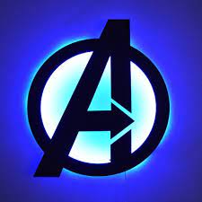 Luminaria Vingadores Avengers Led Light Decorativa Quadro Luminoso Com 16 Cores Shopee Brasil