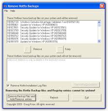 The backup utility in windows xp and in windows vista helps you protect your data if your hard disk stops working or your files are accidentally erased. 6 Ways To Safely Remove Windows Xp Update Backup Files To Free Up Hard Disk Space Raymond Cc Page 2