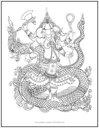 Hindu gods and goddesses stained glass coloring book by marty noble, 9780486462189, available at book depository with free delivery worldwide. Hindu Elephant God Coloring Page Print It Free