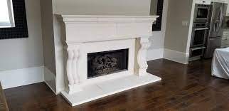 Our limestone surrounds and fireplace mantels are crafted from portuguese, iberian or agean limestone. Modern Cast Limestone Fireplace Surround Limestone Mantels