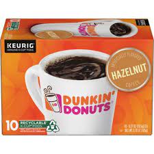 They take only moments to brew, so it's easy and convenient to enjoy all your favorite roasts and flavors at home. Dunkin Donuts Coffee K Cups Hazelnut 10 Ct Rite Aid