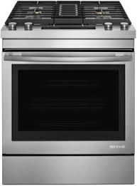 Down draft range hood color/finish: Jennair Jds1750fs 30 Inch Slide In Dual Fuel Range With 4 Sealed Burners 6 4 Cu Ft Capacity Continuous Grates Self Clean Downdraft Ventilation True Convection Telescoping Glide Rack 17000 Btu Burner Ada Compliant Prop