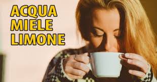 Risultati immagini per acqua miele e limone