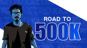 5 Lakh Countdown Begins Kaztro Gaming Youtube Countdown Games Youtube