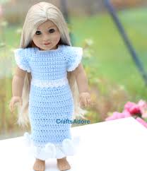 Make these crochet doll dress patterns to gift to your daughters during the holidays, their birthdays or on any day of the year to make them feel special. Craftsadore Frozen Inspired Crochet Dress For American Girl Doll Or Other 18 Inch Dolls Free Crochet Pattern