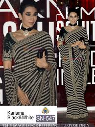 Black And White Striped Saree Blouse Black And White Strip Saree With Black Blouse To Purchase This Product Mail Us At Houseof2 Live Com Or Whatsapp U Indian Party Wear Party Sarees Saree Designs