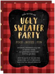 Here are 23 of our favorites. Ugly Sweater Holiday Party Invitations Purpletrail