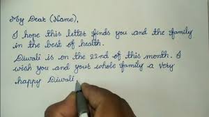 The following sample letter format illustrates the information you need to include when writing a letter, along with advice on the appropriate font, salutation, spacing, closing, and signature for business correspondence. Write A Letter To Your Friend Advising Him To Celebrate Diwali Without Crackers In English Youtube