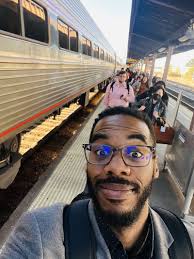 The life of a PhD student is fast moving literally, because we took the  train.