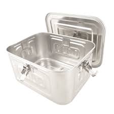 Find metal food container manufacturers from china. Stainless Steel Airtight Rectangular Storage Container 7 L For Freezer Or Large Batches