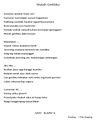 Geguritan dalam bahasa indonesia juga disebut sebagai. Geguritan