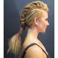Mohawk female braided viking hairstyles. How To Dual Texture Mohawk Braid From Jcp Salon Behindthechair Com