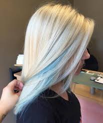30 Elegant White Blonde Hair Ideas Perfect Snowy Shades Light Blue Hair Blue Hair Highlights White Blonde Hair