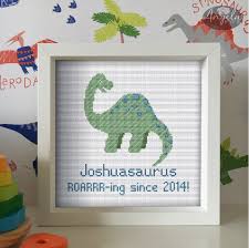 Counted cross stitch pattern dinosaur it is available for instant download in pdf format.please read all terms and skill level: Personalised Roarrr Ing Dinosaur Angela Poole Dinosaur Modern Cross Stitch Pattern Pdf Instant Download Angela Poole