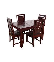 Here, your favorite looks cost less than you thought possible. Della Teak Wood Dining Table Set Mahogany Polish Gravitymart Com