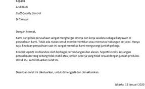 Contoh surat pemberhentian kerja setiap perusahaan akan membutuhkan karyawan dalam menjalankan roda perusahaan. Contoh Surat Pemecatan Pekerja Malaysia Contoh Surat Pecat Pekerja Malaysia Surat Rasmi Pemberhentian Kerja Malacca V Andilusan