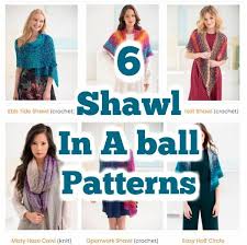 6 Shawls In A Ball Patterns In 2020 Shawl In A Ball Cowl Knitting Pattern Scarf Knitting Patterns