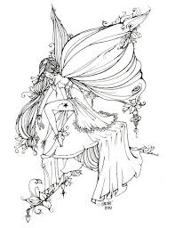 Dark fairy azaleas dolls grouchette by beauty smurf on. Anime Fairy Coloring Pages