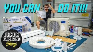 12,000 btu ductless mini split air conditioner and heat pump 1 ton and can cool or heat up to 650 square feet. Mrcool Diy Mini Split Installation Full Tutorial Youtube