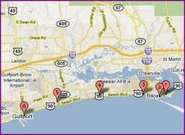 Between biloxi and new orleans we found 0 direct bus departures, if connection travel options are available you the shortest travel distance between biloxi (us) and new orleans (us) is 91 mi, which equals a travel time by car of about 01:25 h. Map Of Biloxi Attractions Biloxi Mississippi Travel Mississippi Attractions