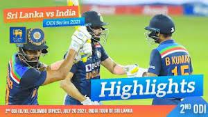 Ind vs sl 2nd t20 2017 highlights. 2nd Odi Highlights Sri Lanka Vs India 2021 Youtube