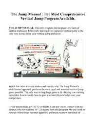 The Jump Manual Free Download Ebook Pdf Jacob Hiller By