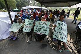 Kampung mutiara batu feringghi, which will be demolished by the landowners. Mana Kami Nak Pergi
