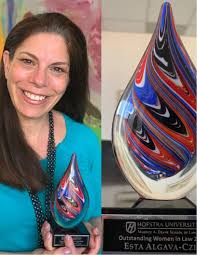 Please join us in congratulating Esta Algava-Czik, a partner in our Real  Estate Group for being chosen by her peers as a Hofstra Outstanding Woman  in Law. This was the 4th annual