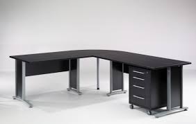 Ideal sind schreibtische, deren höhe verstellt werden kann. Prima Winkelkombination 230 X 200 Cm Inkl Rollcontainer Esche Schwarz Gunstig Mobel Kuchen Buromobel Kaufen Froschkonig24