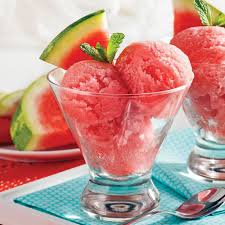 Sorbet Au Melon D Eau 5 Ingredients 15 Minutes Frozen Snack Food Humor Dessert Recipes Easy