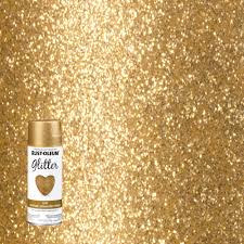 It is unique and is only used in specific instances.while it used to be used only in the application of popcorn ceilings, glitter is now found in several different colors and paint mixes to provide a unique wall covering for bedrooms, entertainment rooms, and outdoor living areas. Rust Oleum Specialty 10 25 Oz Gold Glitter Spray Paint 301495 The Home Depot
