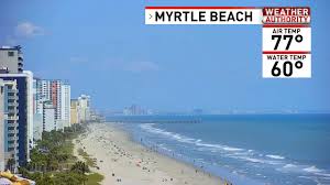 Ed Piotrowski on X: Gorgeous afternoon in Myrtle Beach. Love the air temp  of 77° but the water temp of 60° is still too cool for me. I guess I  shouldnt complain.
