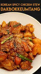Dakbokkeumtang Korean Spicy Chicken Stew Recipe Video Seonkyoung Longest Recipe Stew Chicken Recipe Stew Recipes Yummy Chicken Recipes
