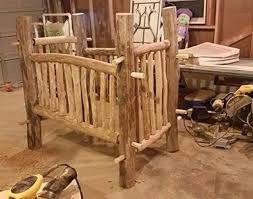 Free Wood Baby Crib Plans Blueprints And Woodworking Designs Rustic Baby Cribs Baby Crib Diy Baby Cribs