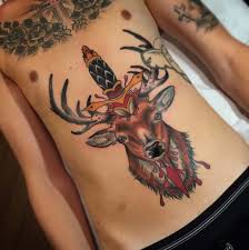 Make a note of the use of psychedelic colors that are merged together like a perfect collage. 150 Meaningful Deer Tattoos An Ultimate Guide May 2021