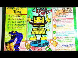 Have each team share their rule with the class and write them on an anchor chart. Poster On Cyber Safety And Security Cyber Safety Drawing Cyber Safety Poster Ideas Youtube