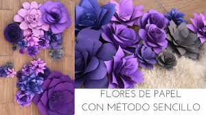 Para una boda sencilla o eventos importantes el centro de mesa que se está usando es floral. Flores De Papel Metodo Sencillo Diy Decorando Una Boda Pabla En Casa Youtube