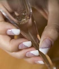 Tolles matt vintage in blau mit weißen verzierungen. French Manicure Nails Nagel Bilder Galerie Mit Nageldesign Nail Art