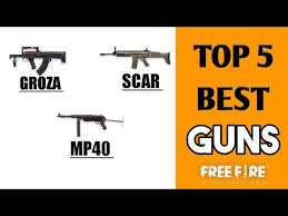 The reason for garena free fire's increasing popularity is it's compatibility with low end devices just as. Top 5 Best Weapons In Freefire Battelground Hindi Full Details About Top Guns Freefire Bg Youtube