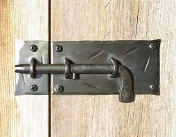 Slide Bolt Door Latch Hand Forged Cabinet Catch Barn Gate Shed Lock Rustic Antique Furniture Wrought Iron Decor Cupboard Finger Black Metal In 2021 Door Latch Door Handles Blacksmithing