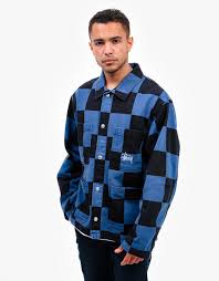 Most browsers will display the <ol> element with the following default values: Stussy Big Ol Check Chore Coat Navy Route One